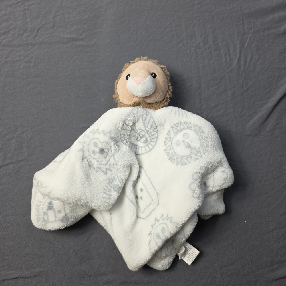 Lila & Jack Brown Lion  Security Blanket Lovey Plush